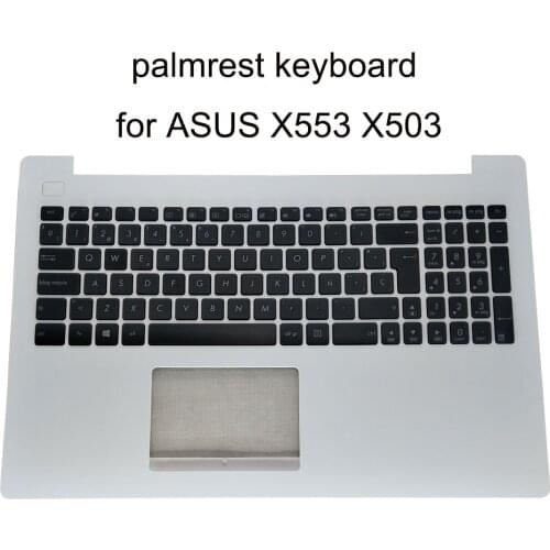 Palmrest computer spanish notebook keyboard for ASUS X553 X553MA X553SA F553M F553M D553 R515M X503M 90NB04X1 90NB04X2 R31SP0