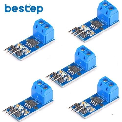 5pcs ACS712 20A Range Hall Current Sensor Module ACS712 Module for Arduino 20A