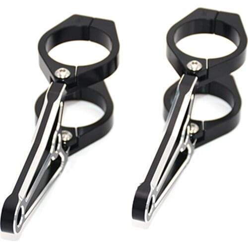 Motorcycle 39mm CNC Headlight Mount Bracket Fork Turn Light Clamps For Harley Honda Kawasaki Cafe Racer Custom