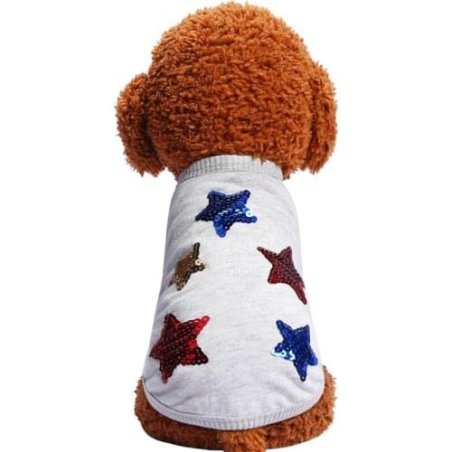 2018 New Arrival Pet Dog Clothes Summer Teddy Clothes Small Dog Casual Vest than Bear VIP Soft Puppy Pet Clothes For Small Dog