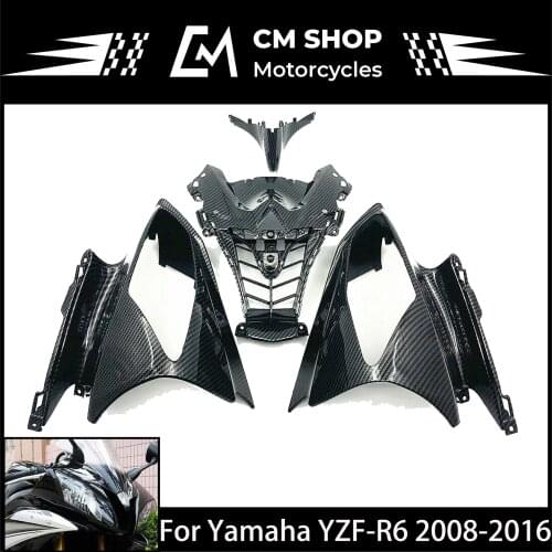 Carbon Fiber Motorcycle Fairing Cover Motorcycle Accessory Three Piece Suit For Yamaha YZF-R6 2009 2010 2011 2012 2015