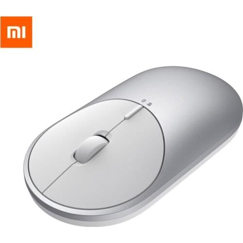 Original Xiaomi Mi Portable Mouse 2 Optical Wireless Bluetooth 4.2 RF 2.4GHz 4000DPI Mini Ergonomic Portable Mouse For Laptop PC