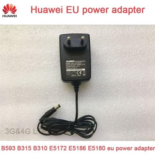Original Huawei B593 B315 B310 E5180 E5172 E5186 eu power adapter charger plug