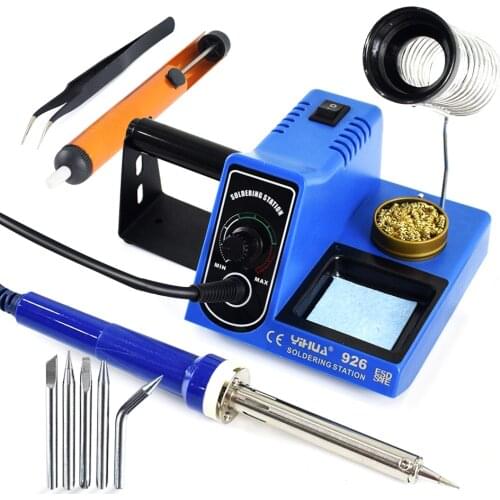 YIHUA 926 110V External Heat Type Soldering Iron Station 60W Electric Iron Set Adjustable Temperature Electric Soldering Iron