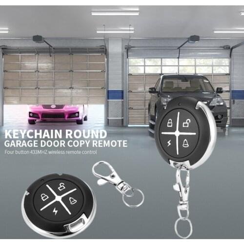 433MHZ Remote Control Garage Gate Door Opener Wireless RF 4 Channel Remote Control Clone Cloning Code Car Key Support Dropship