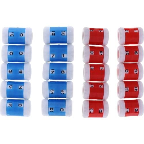 10 pcs Plastic Knitting Needle Row Counter Round Crochet Weaving Stitch Marker Tools for Arts Crafts Sewing