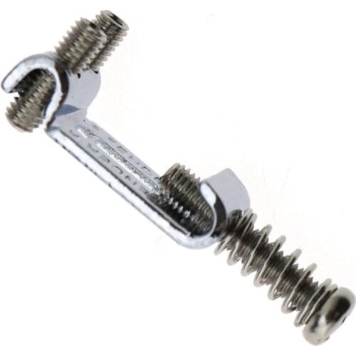 XFDZ Set of 6 Replacement Chrome Tremolo Bridge Saddles For Electric Guitar