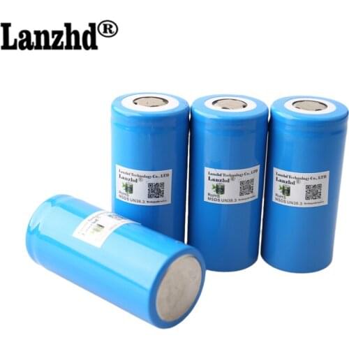 4PCS 2021 New 3.2V 32700 6500mAh LiFePO4 lithium battery li 6.5ah cell longer 32650 for diy pack electric power tool