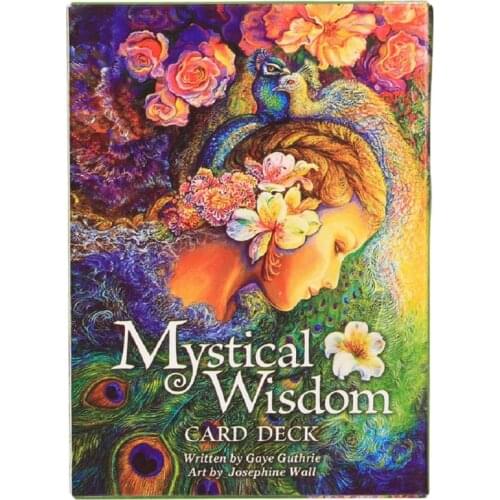 46 Cards Deck Mystical Wisdom Tarot Family Party Board Game English Oracle Card Board Game Tarot