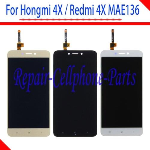 5.0 inch Full LCD Display + Touch Screen Digitizer Glass Assembly For Xiaomi Hongmi 4X / Redmi 4x MAT136 Free Shipping