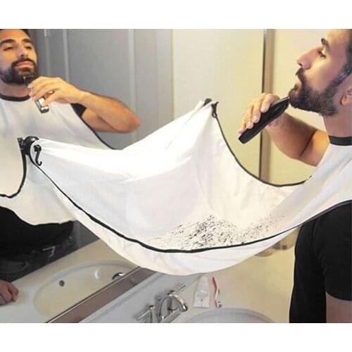 Shaving Cloth Men Haircut Storage Waterproof Floral Cloth Household Cleaning Bathroom Accessories Male Beard Storage Shelves