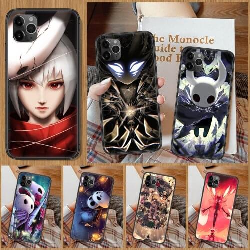 Hollow Knight game Phone Case For iphone 5 5S SE 2 6 6S 7 8 11 12 Mini Plus X XS XR Pro Max black fashion shell pretty bumper