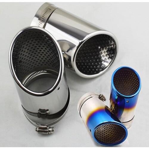 Car Tail Throat Frame Decorative Cover for Lexus LX570 Stainless Steel Exhaust Accessories