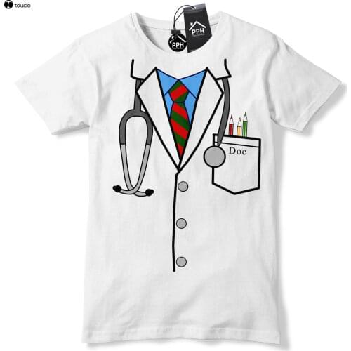 Funny Print T Shirt Men Hot Doctor Uniform Funny T Shirt Novelty Gift Hospital Nurse Surgeon Gift Tshirtbodybuilding T-Shirt