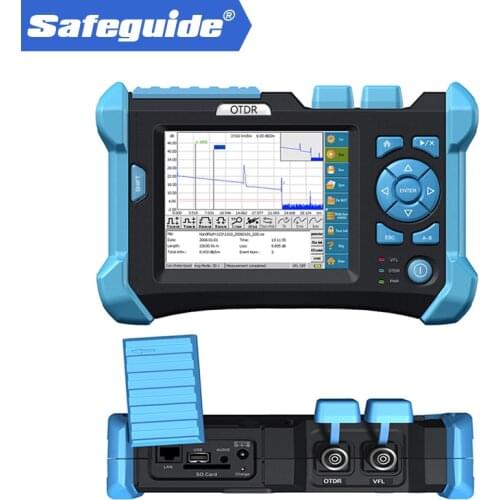 Hot 38dB high dynamic range for 5.6inch MT-7300 Plus Optical Fiber Tester 0.05m high distance resolution,128k sampling points