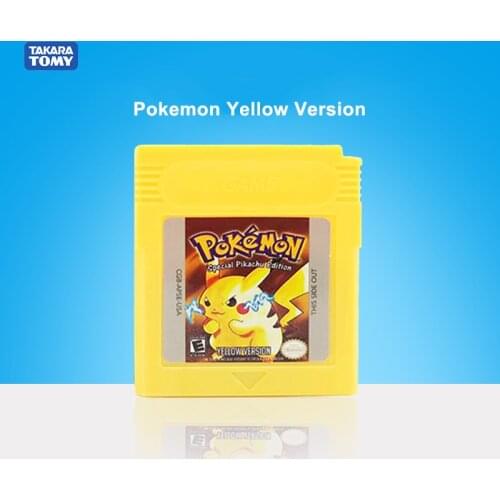 Pokemon Yellow Version GB GBC Game Cassette Pokemon Classic Video DS Game Cartridge Console Card Games English Versie Toys New
