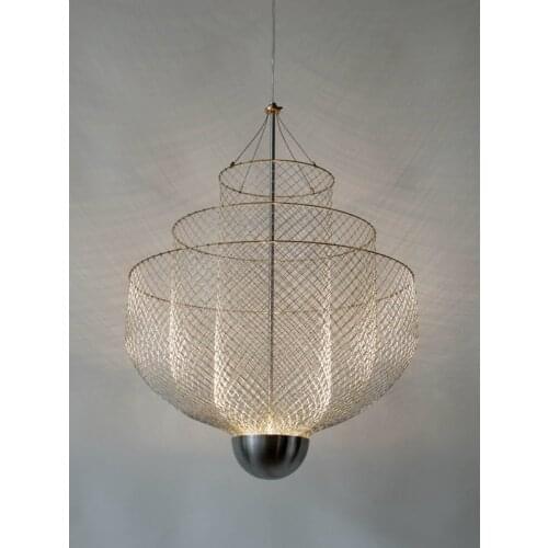 Italy Design Metal Grid pendant light Modern Pendant Ceiling Lamp Fashion Kitchen hanging lamp Luminaire Deco Lighting Fixtures