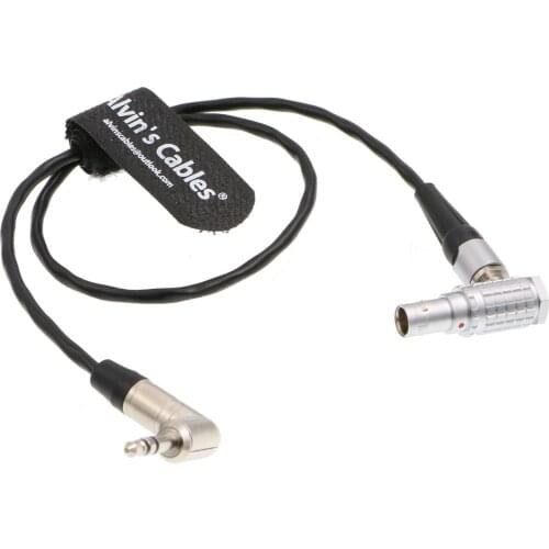 Alvins Cables Red Komodo Timecode Cable Tentacle Sync 3.5mm TRS to EXT 9 Pin Male