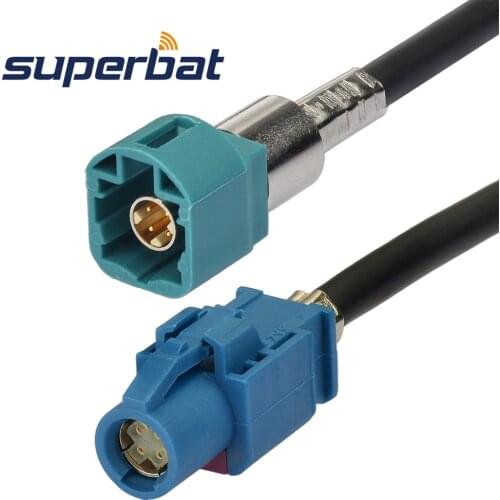 Superbat HSD LVDS Dacar 535 Cable Connector Z Code Straight Jack to Z (Water Blue/5021) Code Straight Pulg 120cm