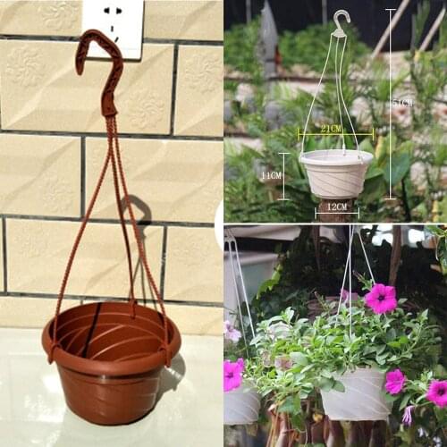 Basket Hanging Planter Garden Flower Plant Pots for Indoor Outdoor Plants, Succulent Hanging Planter Baskets with Hook