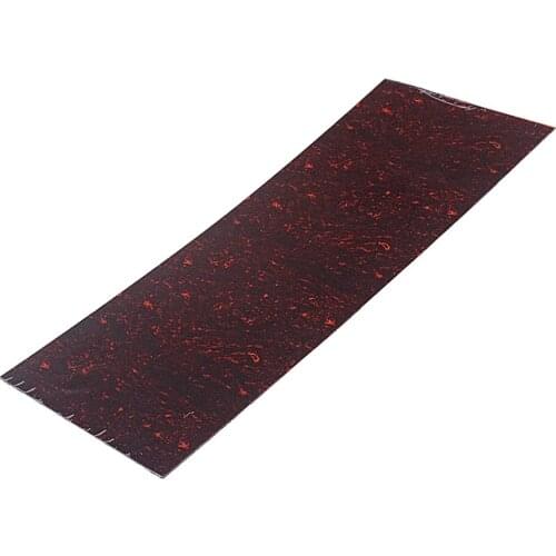Red Tortoise Guitar Head Veneer Pickguard Plate Sheet Headplate 1mm Thick