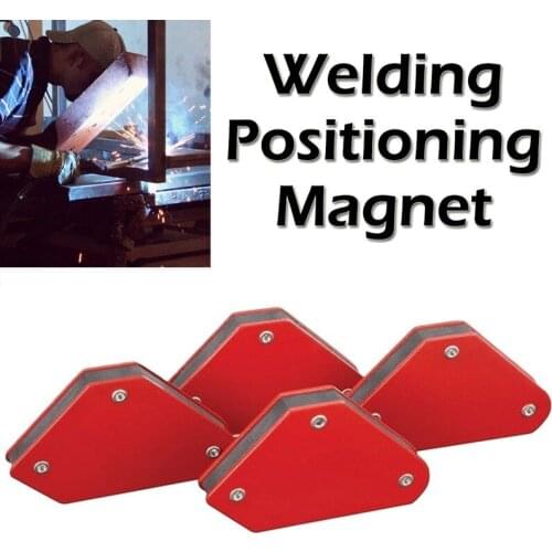 4pcs/set 9LB Welding Locator Strong Magnet Welder Positioner 45 90 135 Power Tool Soldering Fixture Magnetic Welding Holder