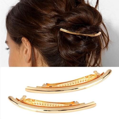 Metal French Barrette Simple Fashion All-Match Spring Hair Clip Hair Barrette Hair Clips Hairpins Barrette Headwear For Women