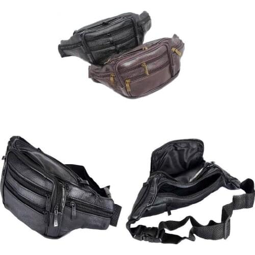 Men Waist Bag Zipper Fashion Solid Color Soft Casual For Mobile Phone Money Outdoor Best Sale-WT