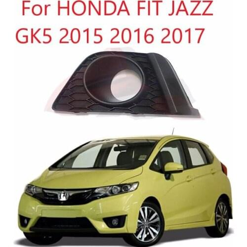 Front Bumber Fog Light Fog Lamp Cover Hood Garnish Fog Light Cover For HONDA FIT JAZZ GK5 2015 2016 2017