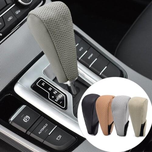 Car Gear Shift Knob Cover 4 Collors Gearshift Case Automatic Transmission Handle Shifter Level Change Stick Protector Anti-Slip