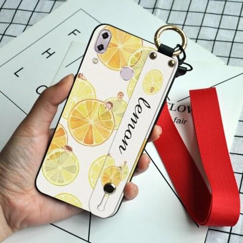 Wrist Strap Case For Asus Zenfone Max Pro M2 ZB631KL ZB633KL ZB602KL 5Z ZS620KL ZE620KL Neck Lanyard Back Cover