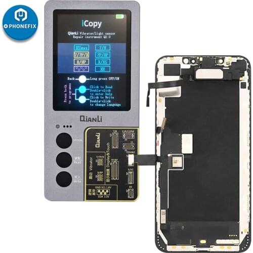 Qianli iCopy Plus 2.1 LCD Screen Photosensitive Original Color Repair Light Sensor Vibrator for iPhone 11 Pro Max XR XSMAX XS 8P