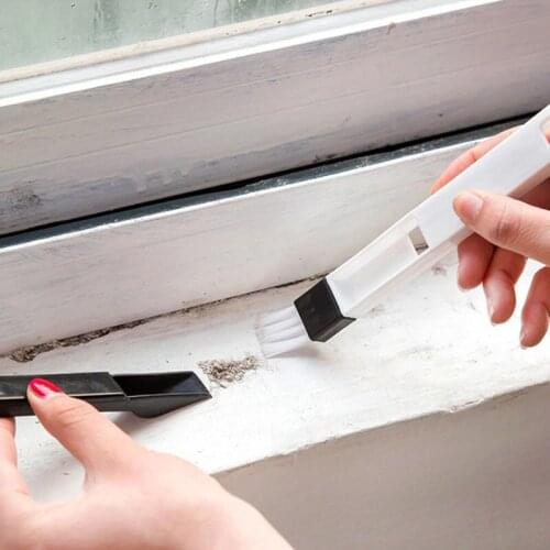 1pcs Keyboard Window Groove Household Groove Brush Portable Nook Cranny Dust Cleaning Brush Accessories
