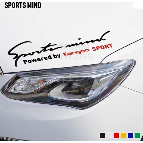 10 Pieces Sports Mind Car Decals Stickers Automobiles Car Styling Auto Accessories For Renault Kangoo Express Car Sticker Decal