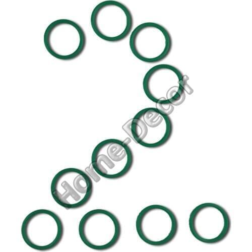 10pcs Heat Oil Resistant 1.8mm (Wire Diameter)FKM Fluorine O-Ring Rubber Sealing Ring ID 37.5-120mm for Oil sealing , Waterproof