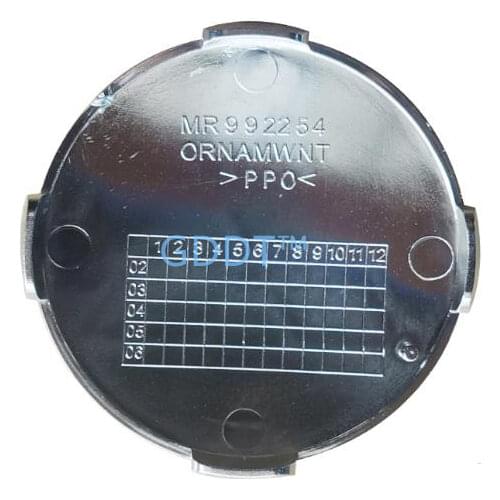 Chrome 3D Logo Wheel Center Caps Emblem Rim Hub Covers for Pajero V75 V77 Cap Badge for Montero V73 81mm Diameter Mr992254