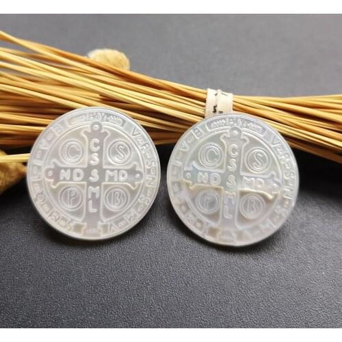 50pcs/lot 20mm Natural San Benito Mother of Pearl Shell Cross & San Benito Mother Pearl MOP for DIY Jewelry