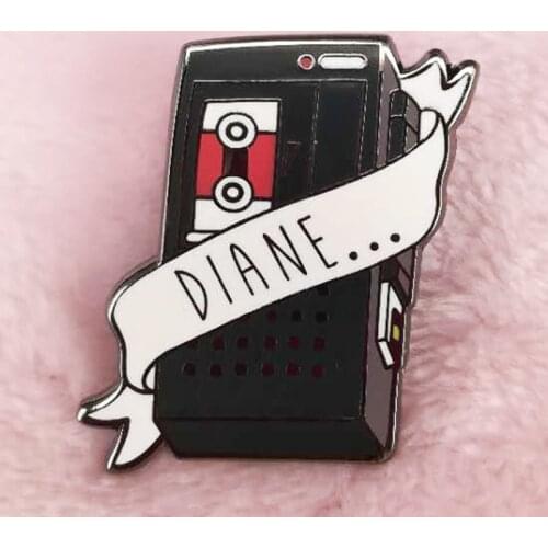 Agent Cooper recorder enamel pin Twin Peaks fans wonderful collection