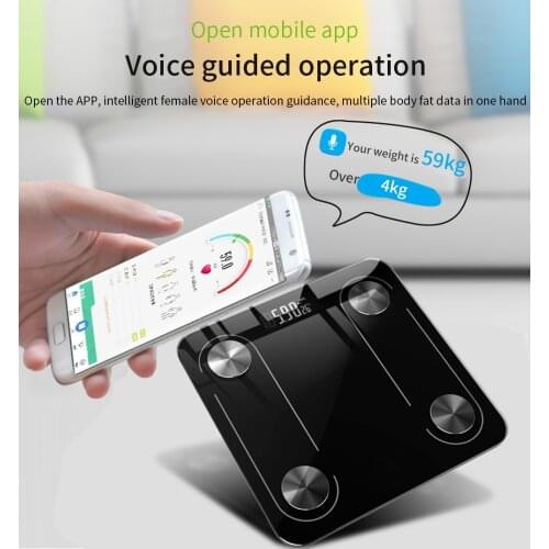 Body Smart Weights Scale Electronics The Home Bathroom Scales Digital Wifi Body BMI Scale Bluetooth Balance floor pesas person