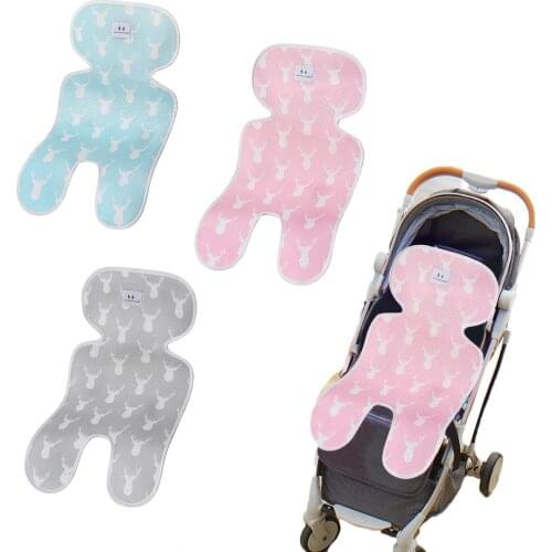 3D Breathable Baby Stroller Cushion Child Car Dining Chair Cushion Baby Umbrella Car Cushion Four Season Universal Easy To Carry