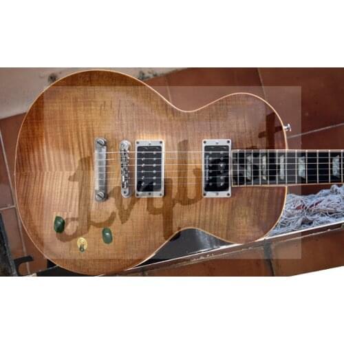 Lvybest electric guitar customized body and headstock shape,own logo and inlay,rosewood fingerboard, mahogany body,free ship