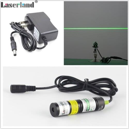 1875 532nm 50mW Green Line Generator Laser Module Locator Marker for Woodworking Stone Cutting Machine Laser Swamp Haunted House