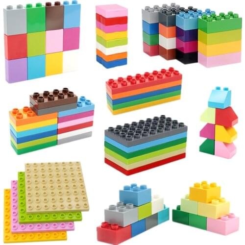 Double Side Baseplate Building Blocks 8*16 6*12 8*8 4*8 2*8 2*4 Classic Basic Bricks Floor Parts