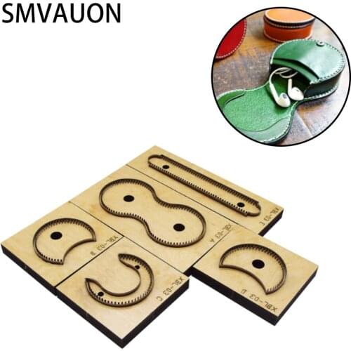 Classic Fashion Wooden die-cut card case wallet key case small wallet die-cut suitable for die-cutting machine