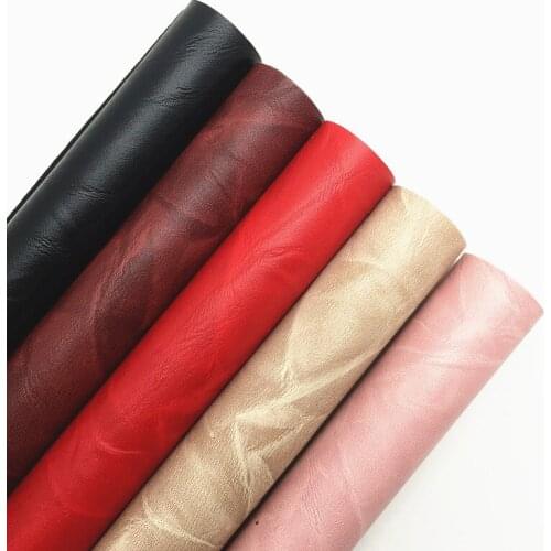 LEOsyntheticoDIY Vintage Synthetic Faux Leather Vinyl Leather Fabric Sheets For DIY Bows 21X29CM R106