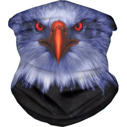 Hot selling hip-hop magic headscarf Bandana headgear cool 3D animal print men and women cycling mask ski mask bib scarf