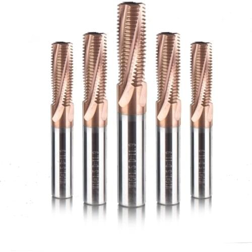 M3 M4 M5 M6 M8 M10 M12 M16 HRC65 metric carbide thread mill for CNC machining center 4 6 8 10 12 mm