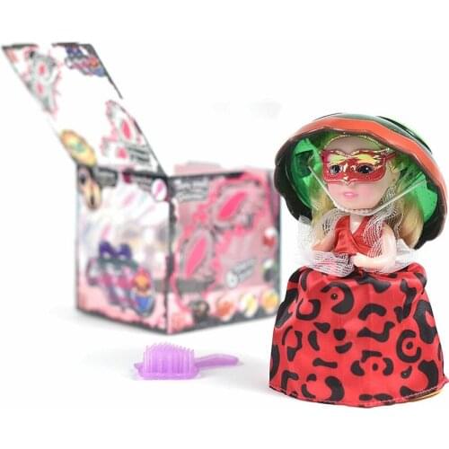 Masquerade Edition Cupcake Doll Surprise Transforms from cupcake to Scented Princess doll Children Play House Toy christmas gift