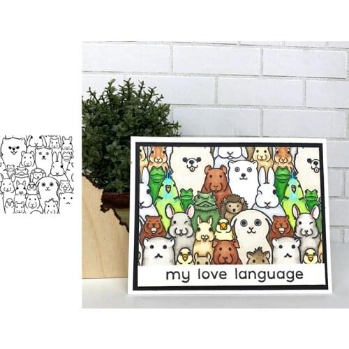 Sweet Family Photo Of Animals Clear Stamps for Scrapbooking Card Making 2020 Animals Family Photo Silicone Craft Stamps