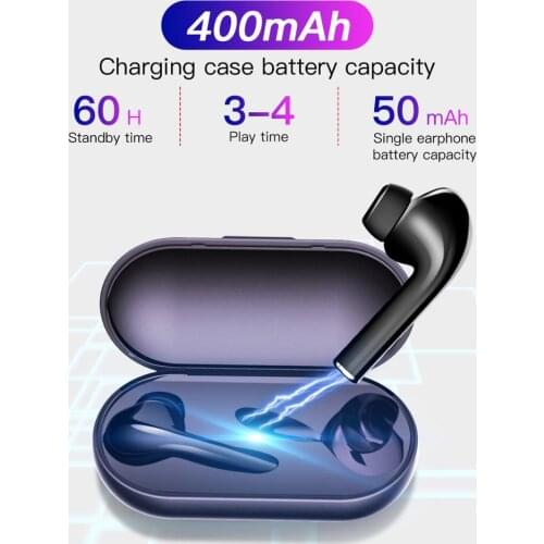 New M6s TWS Bluetooth 5.0 Earphones Fingerprint Touch Tws Wireless Bluetooth Headset In-ear Comfortable Noise Reduction Airdots